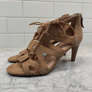 Tahari Tan Suede Sandals, Size 9